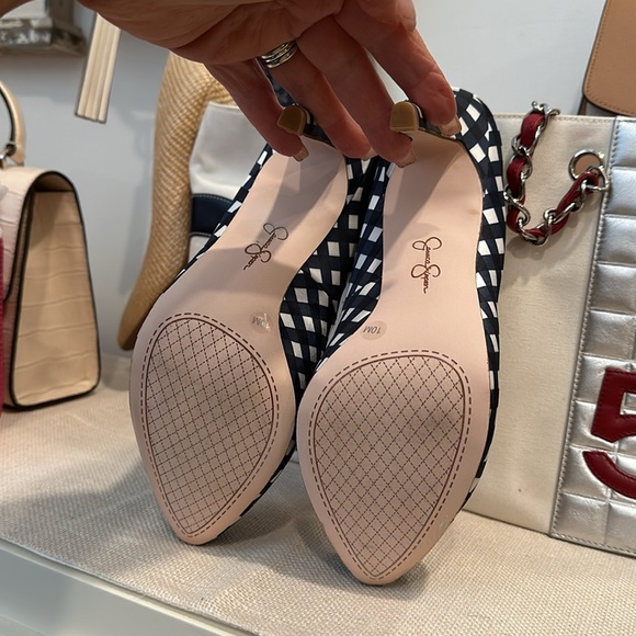 *NWOT* Jessica Simpson Women's Parisah Platform Stiletto Heel Pumps, in Navy! - Picture 8 of 10